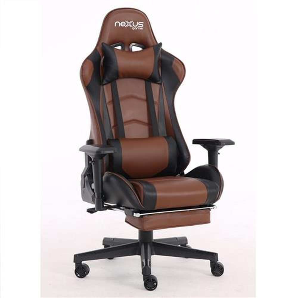 Cadeira Gamer Mod. Scorpion-418 Marrom e Preto - Nexus Gamer