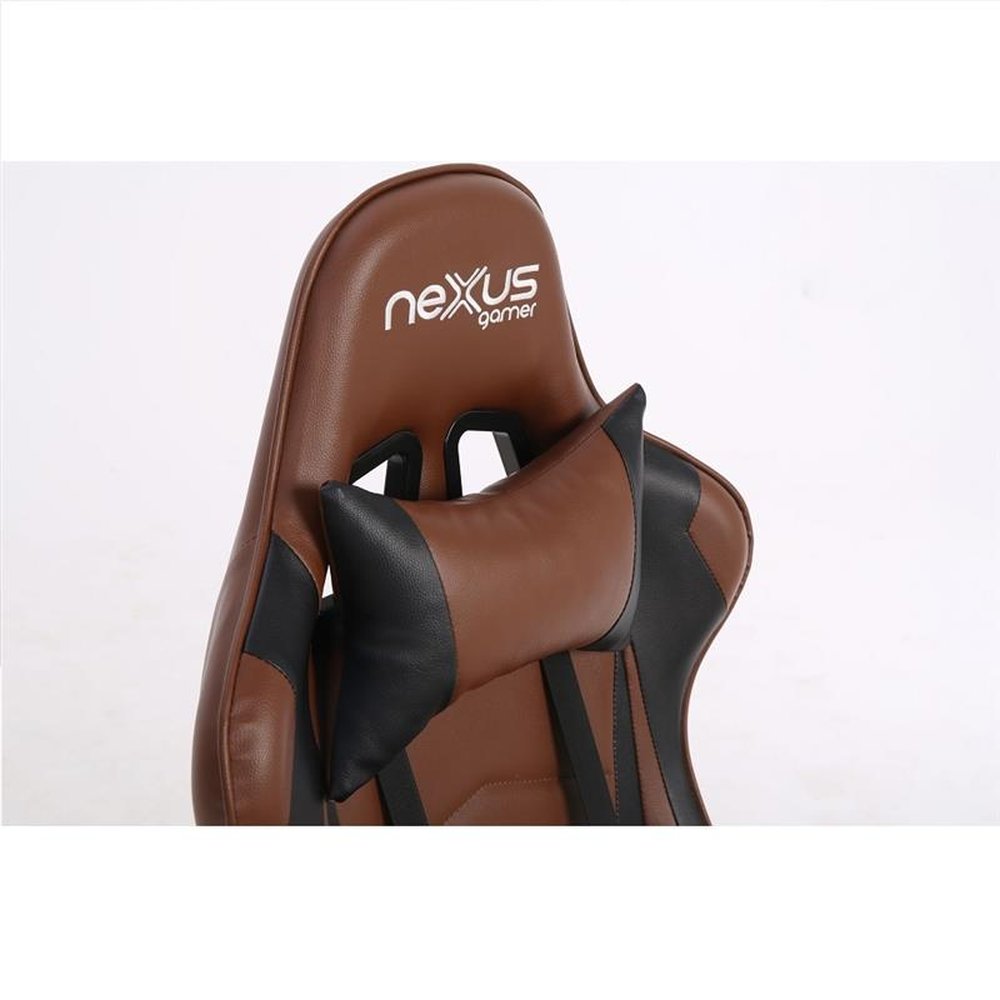 Cadeira Gamer Mod. Scorpion-418 Marrom e Preto - Nexus Gamer