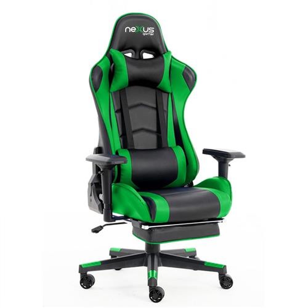 Cadeira Gamer Mod. Scorpion-418 Verde e Preto - Nexus Gamer