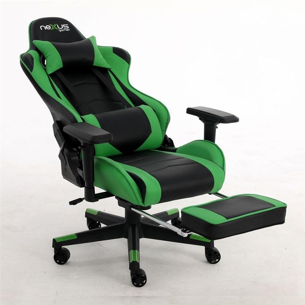 Cadeira Gamer Mod. Scorpion-418 Verde e Preto - Nexus Gamer