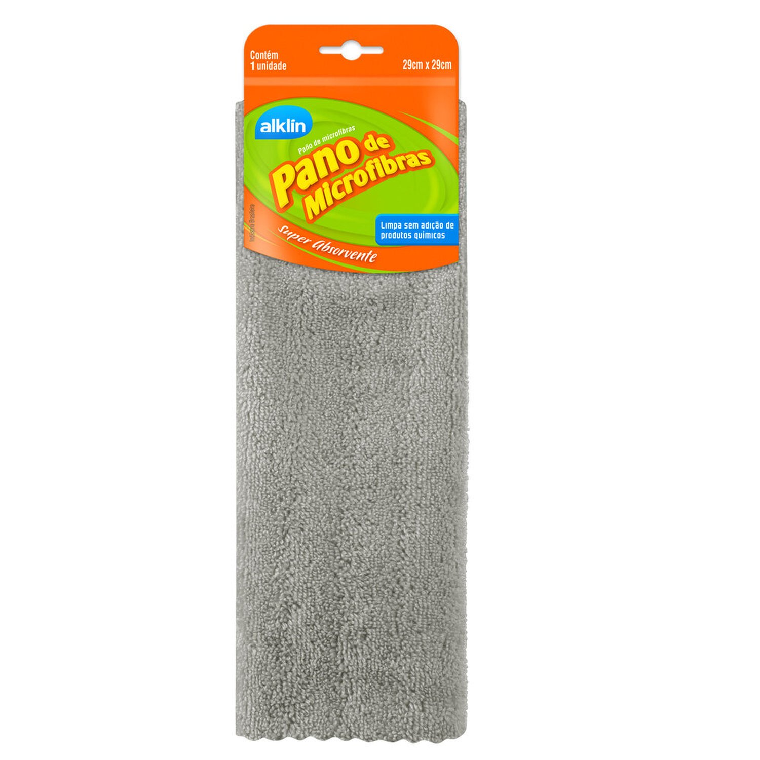 Pano Microfibra Multiúso 29x29 Sortido com 1 unidade - Marca Alklin