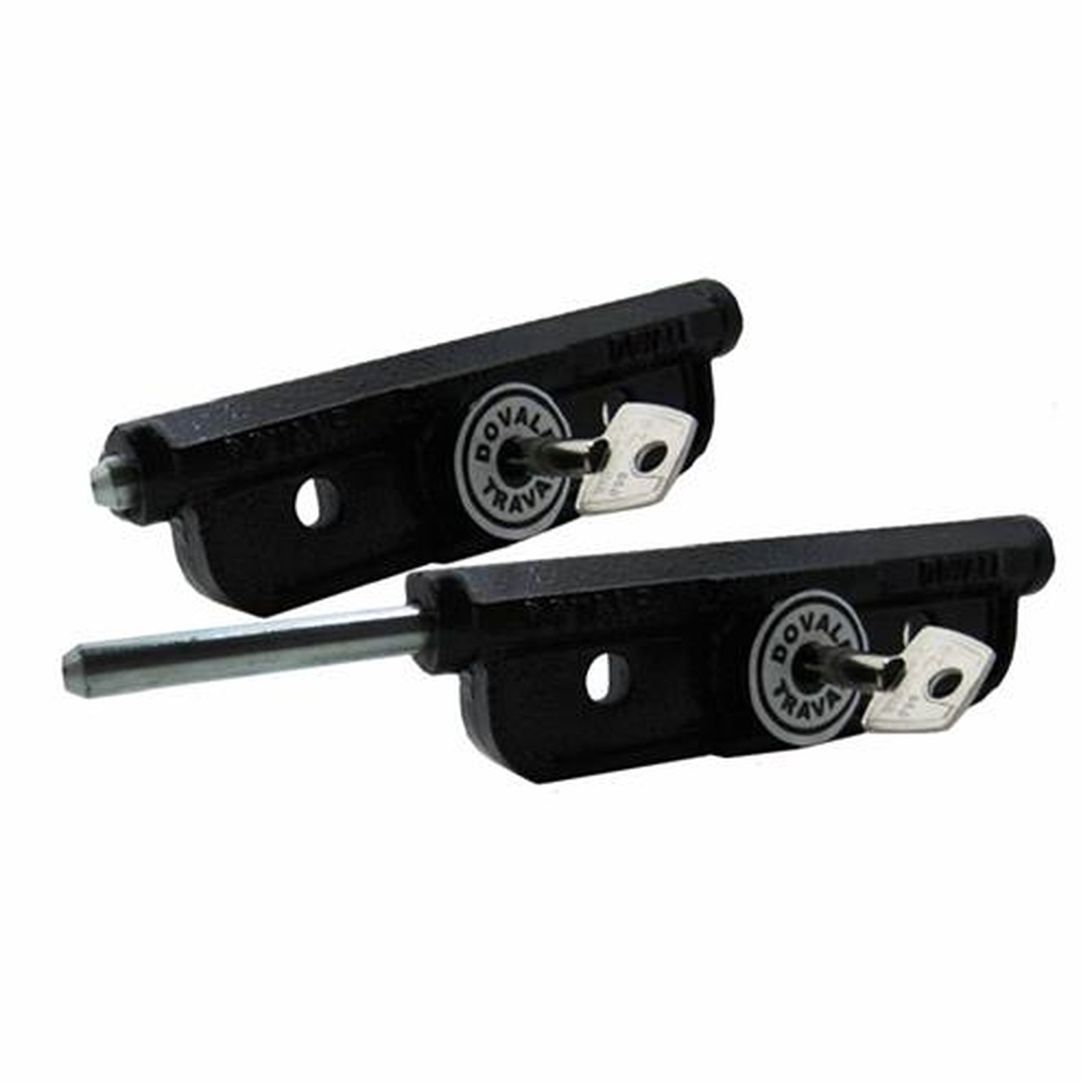 Cadeado Porta Aço Lateral Par Dovale Tetra Cil. Latão