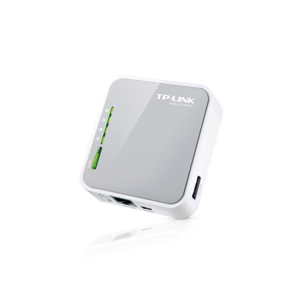 Mini Roteador Portátil 3G/4G, TP-LINK, TL-MR3020, WIRELESS N 300Mbps