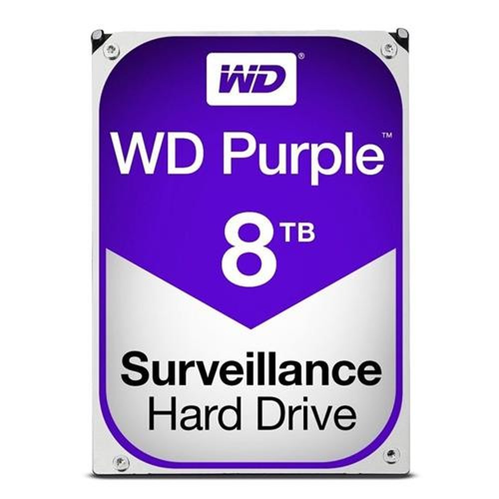 HD WD Purple Surveillance, 8TB, 3.5, SATA - WD81PURZ