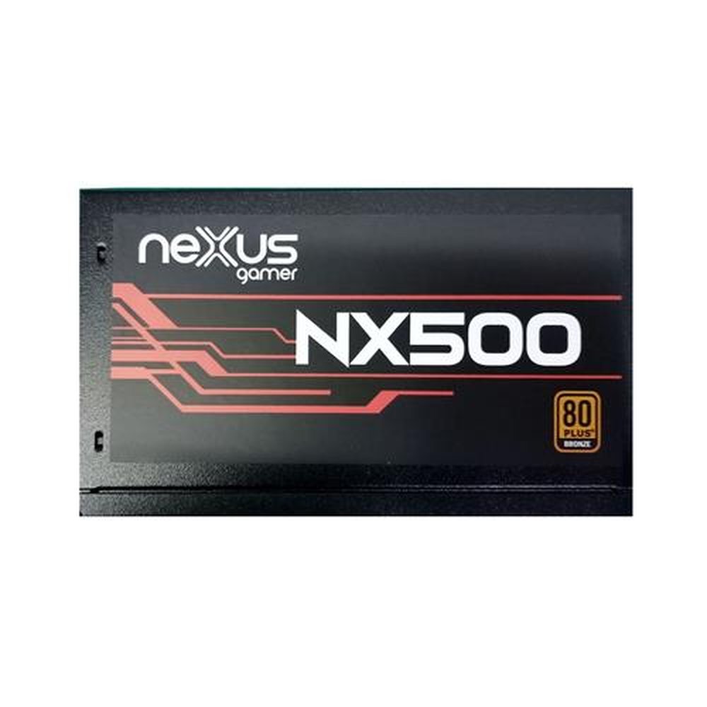 Fonte ATX 500W 80 Plus Bronze PFC Ativo NX500 - Nexus Gamer - Kit com 20 unidades