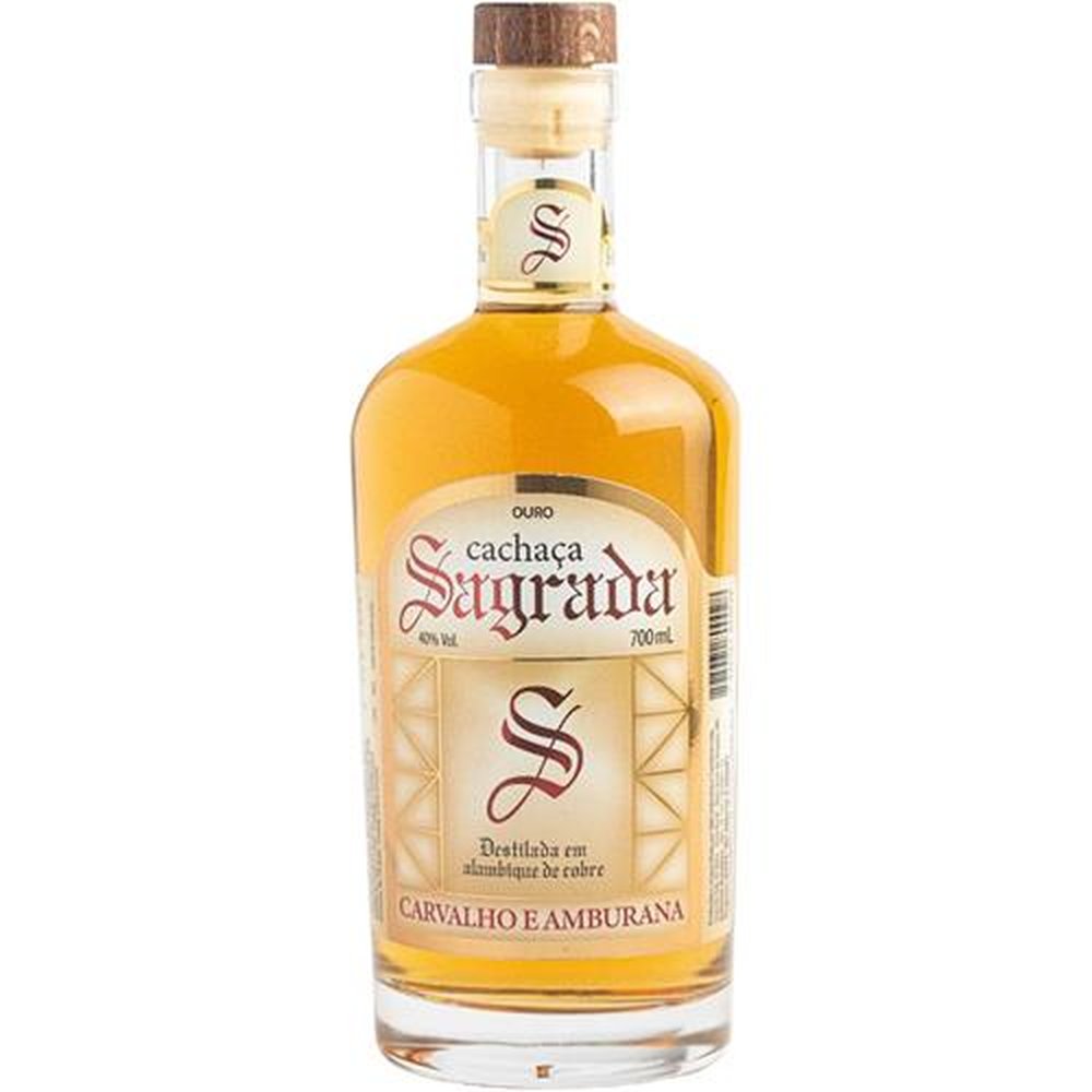 Cachaça Sagrada Blend Carvalho e Amburana 700ml - London