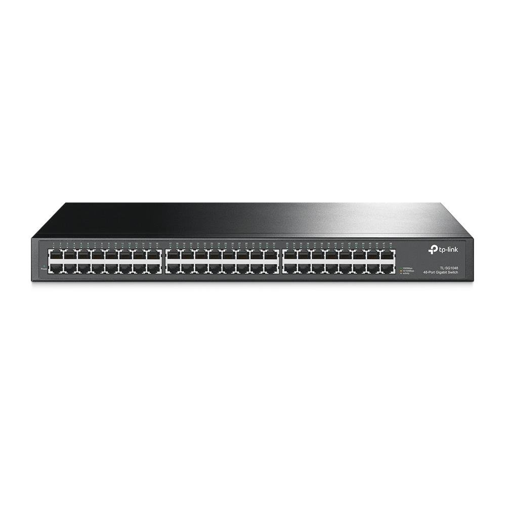 Switch 48 portas TP-Link, Gigabit, 10/100/1000mbps, Montável em Rack, TL-SG1048