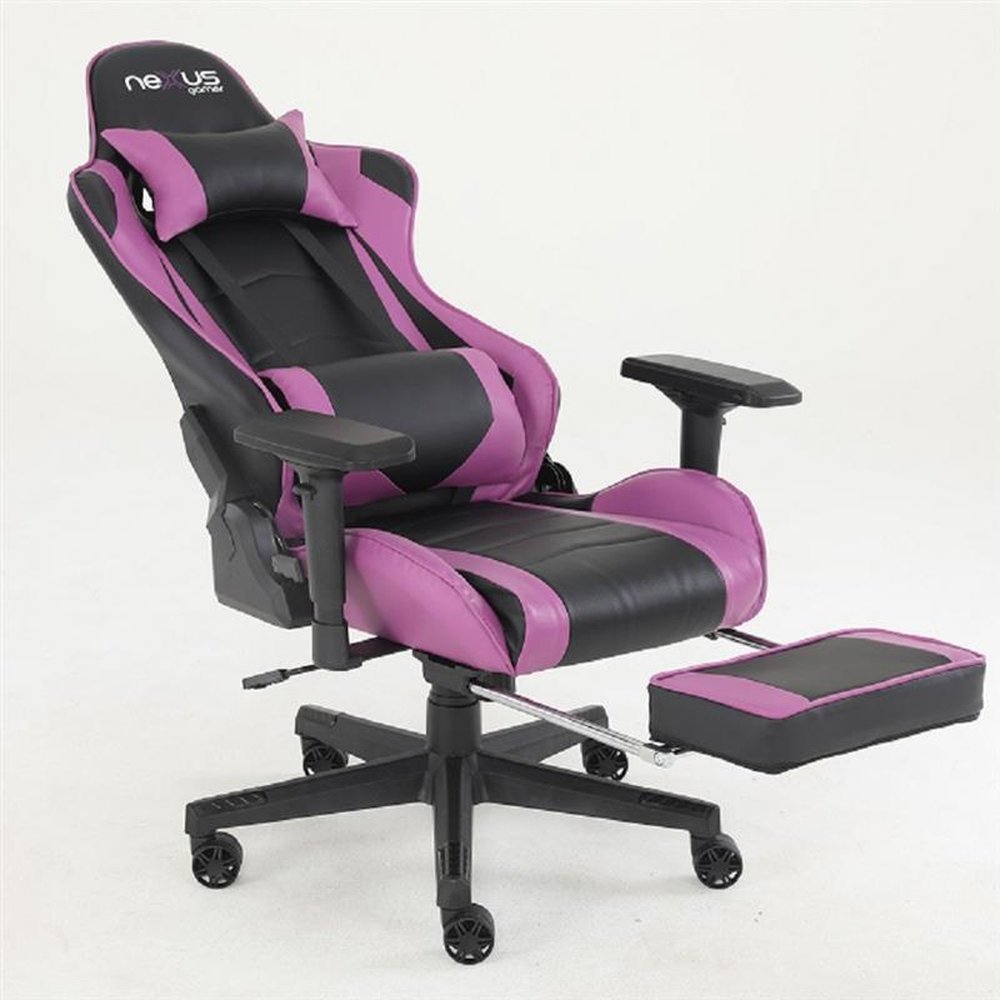 Cadeira Gamer Mod. Scorpion-418 Roxa e Preto - Nexus Gamer
