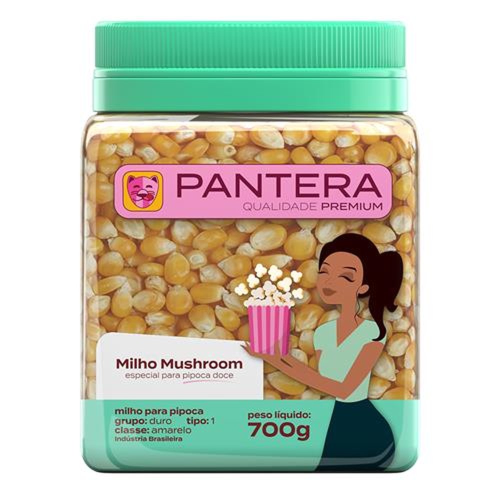 Milho de Pipoca Mushroom (Pantera) 20x0,700g