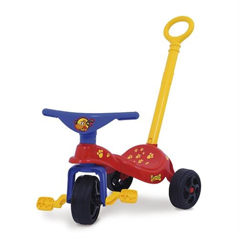 Triciclo Cachorrinho c/ empurrador