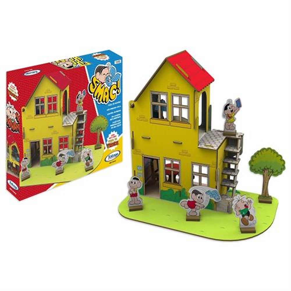Casinha Monte E Brinque Turma Da Mônica