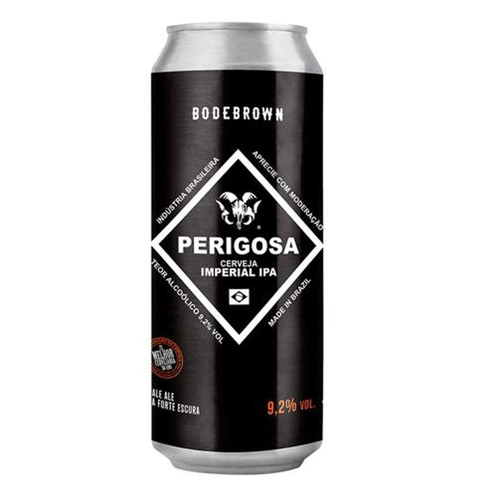 Cerveja Bodebrown Perigosa 473ml Lata - Imperial IPA
