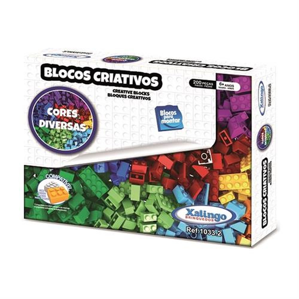 Blocos Criativos 200 peças