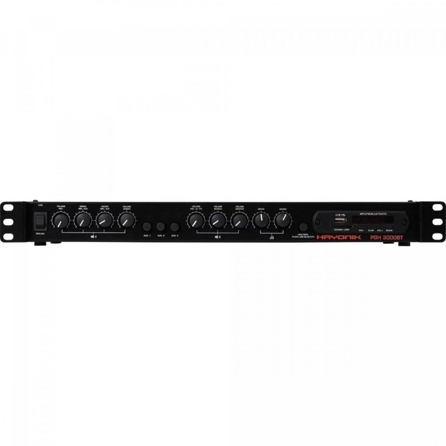 Pré-Amplificador Ambience Line PGH3000 BT Com Gongo Hayonik