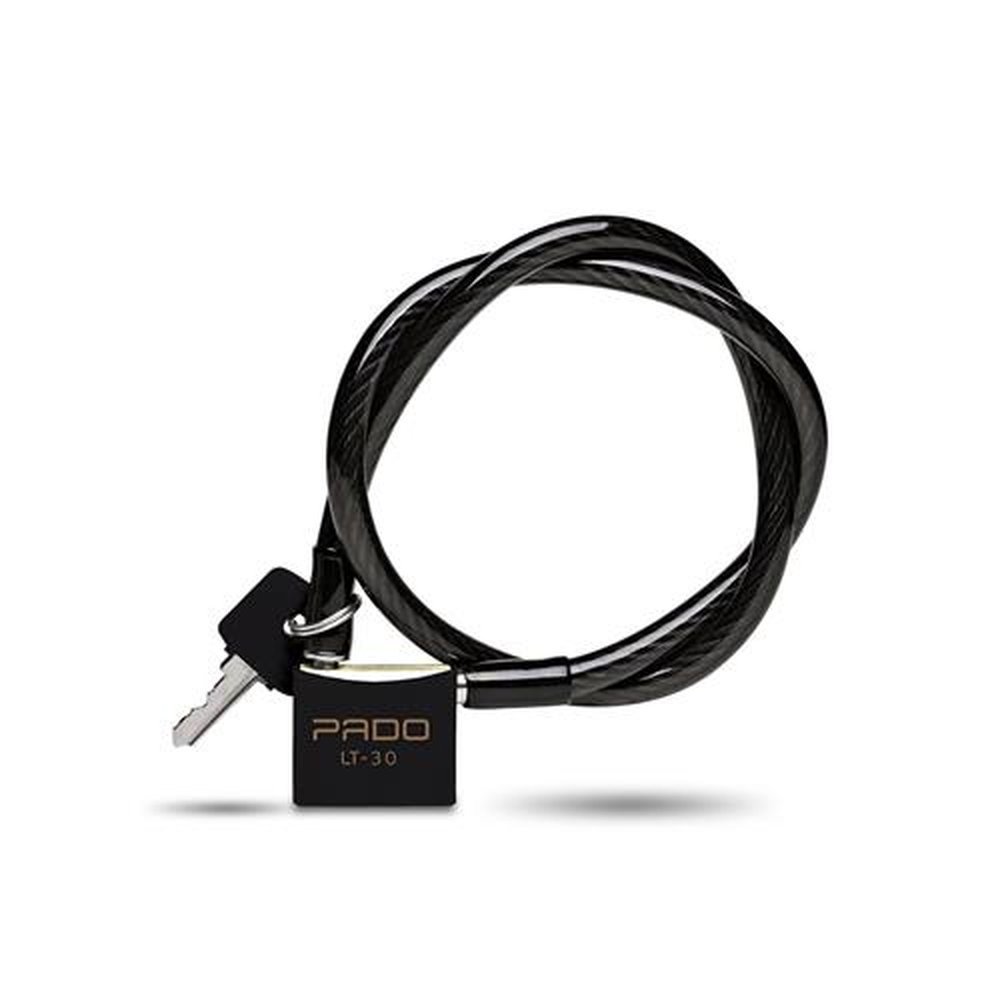 Cadeado Bicicleta Pado Sm Lt-30/1200 Preto