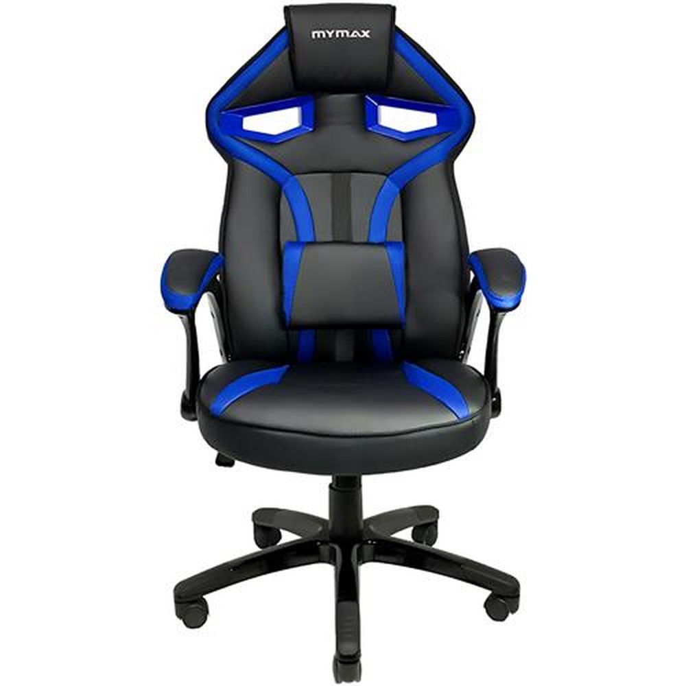 Cadeira Gamer MX1 Giratoria Preto/Azul MYMAX