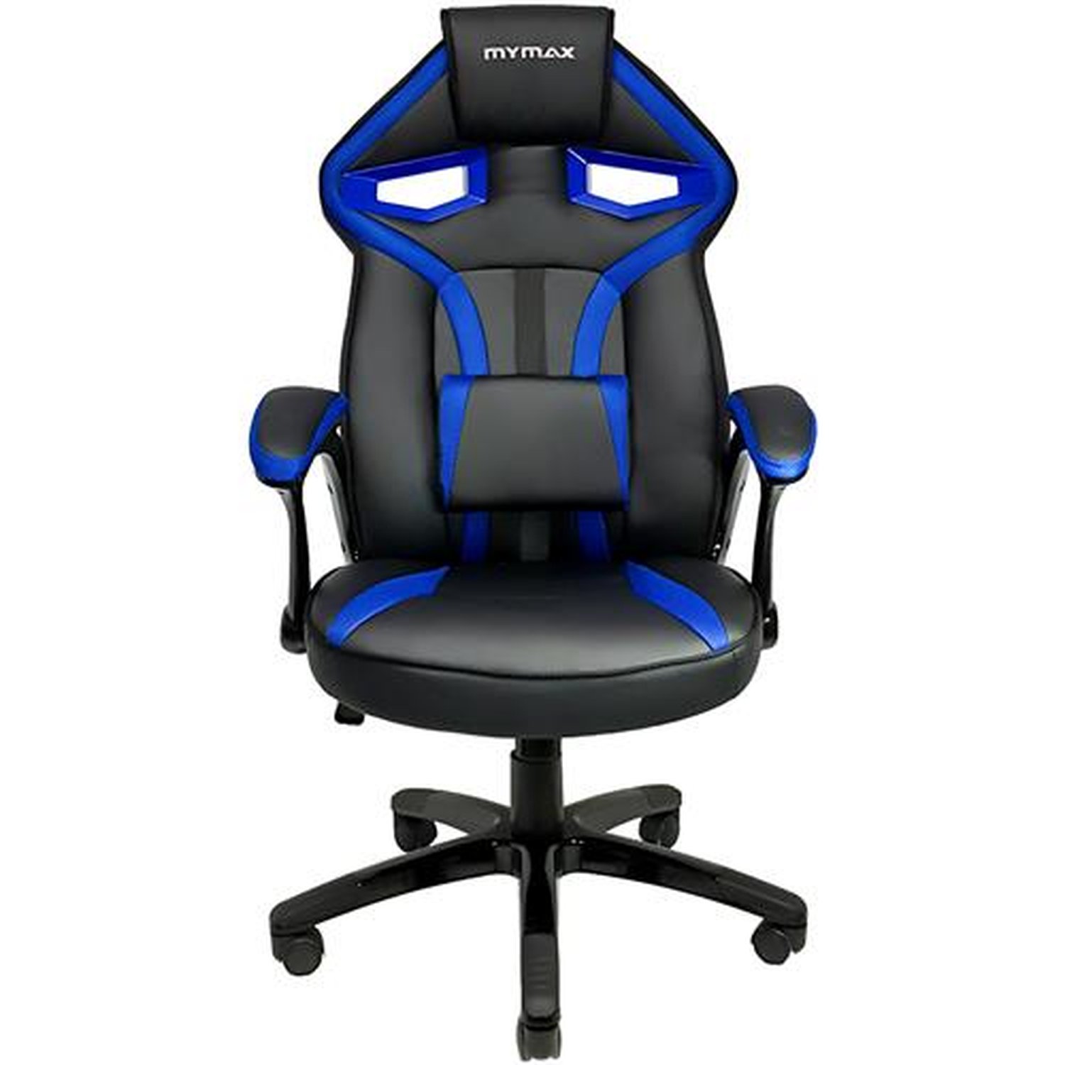 Cadeira Gamer MX1 Giratoria Preto/Azul MYMAX