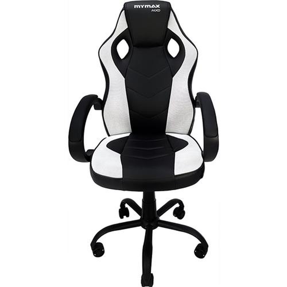 Cadeira Gamer MX0 Giratoria Preto/Branco MYMAX