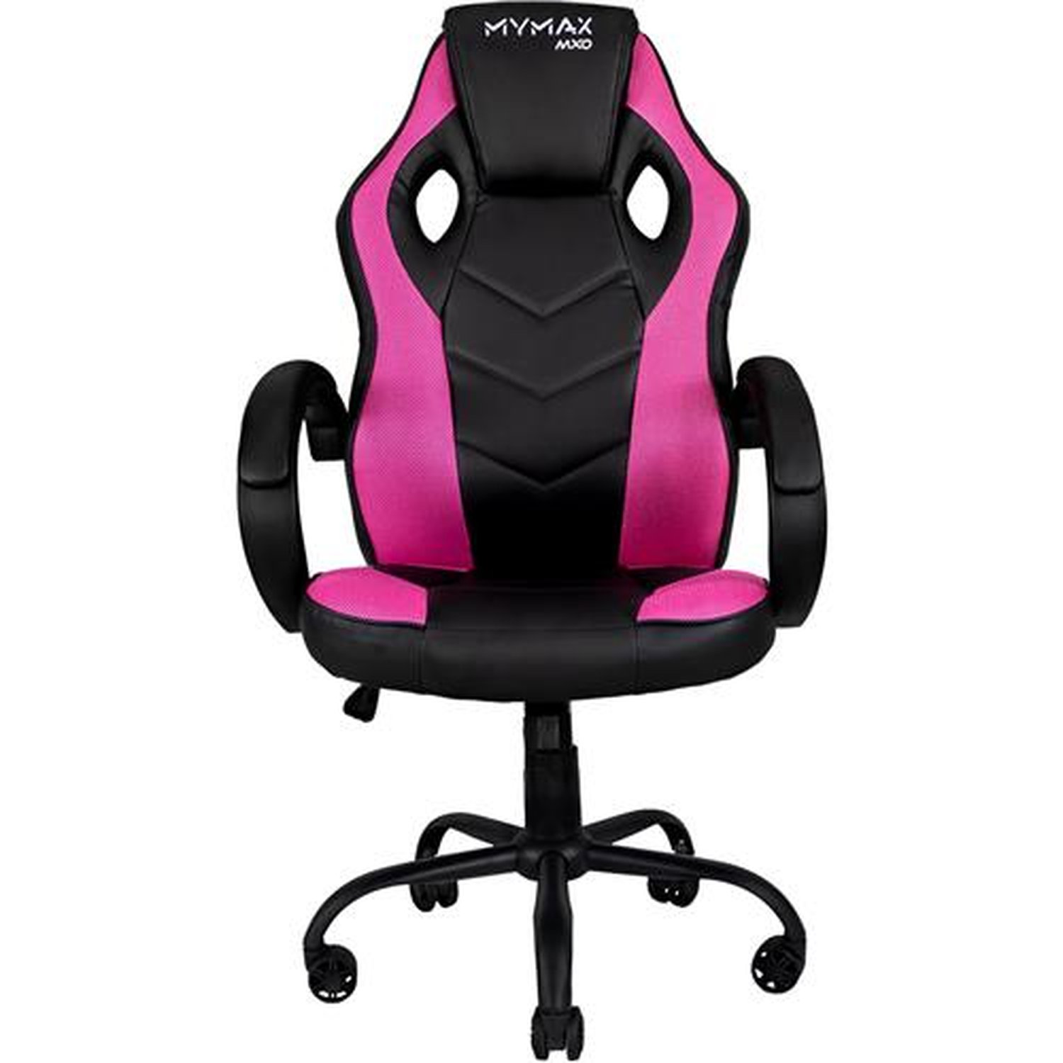 Cadeira Gamer MX0 Giratoria Preto/Rosa MYMAX