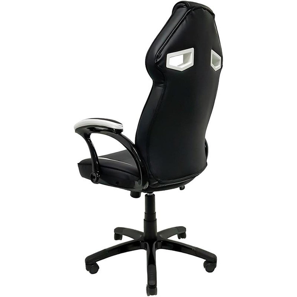 Cadeira Gamer MX1 Giratoria Preto/Branco MYMAX