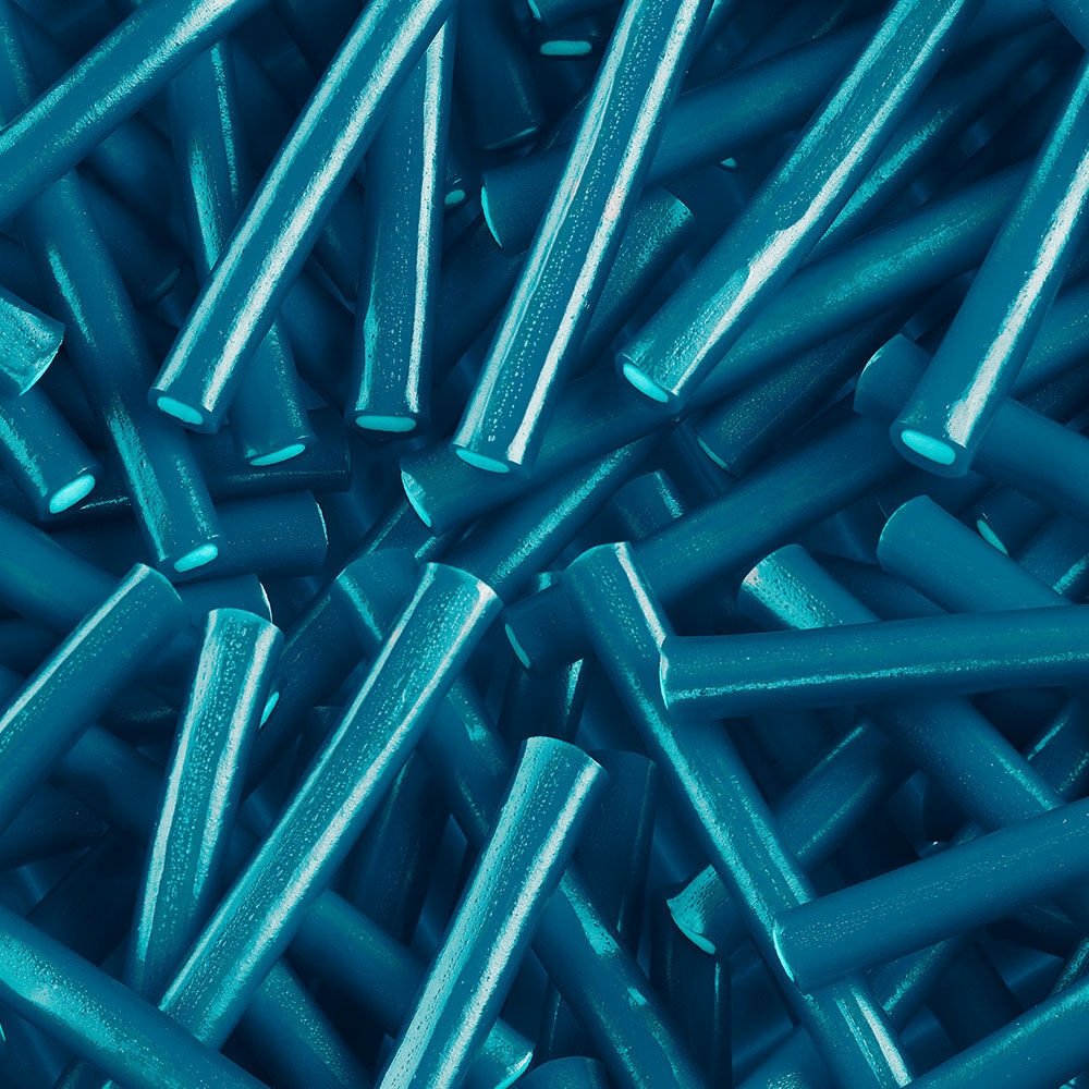 Bala Fini Regaliz Tubes Pinta Lingua 15g - Embalagem com 12 Unidades