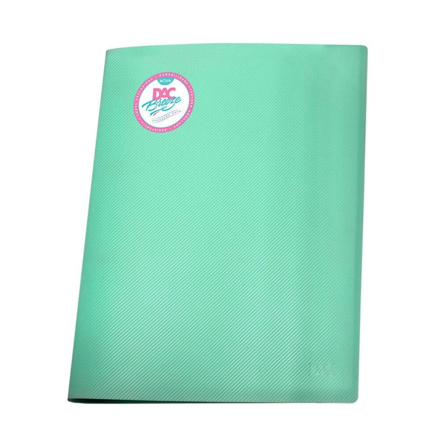 Pasta Catálogo A4 Breeze Verde Com 10 Envelopes Médios - 808pp-vd Dac