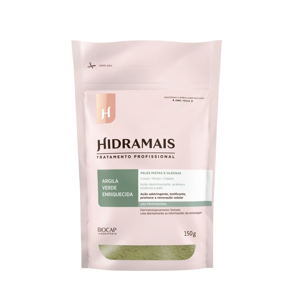 Argila Hidramais Verde Enriquecida 150 g