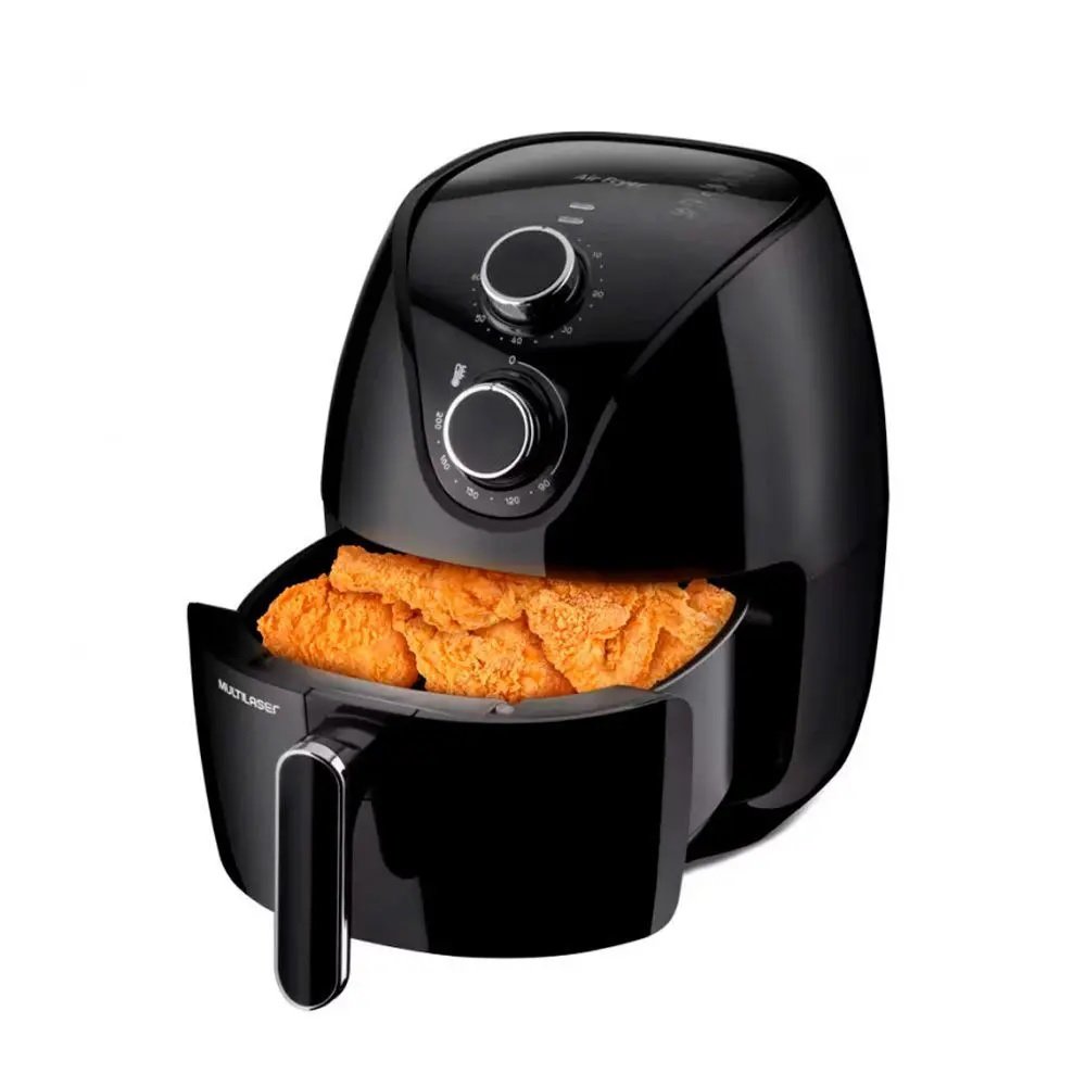 Fritadeira Eletrica Air Fryer 4 Litros, 1500w, 220v, Preta, Ce222, Multilaser