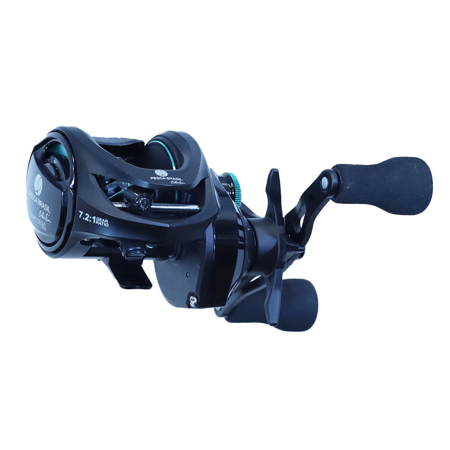Carretilha de velocidade Raptor Big Game da Pesca Brasil - Esquerda Única