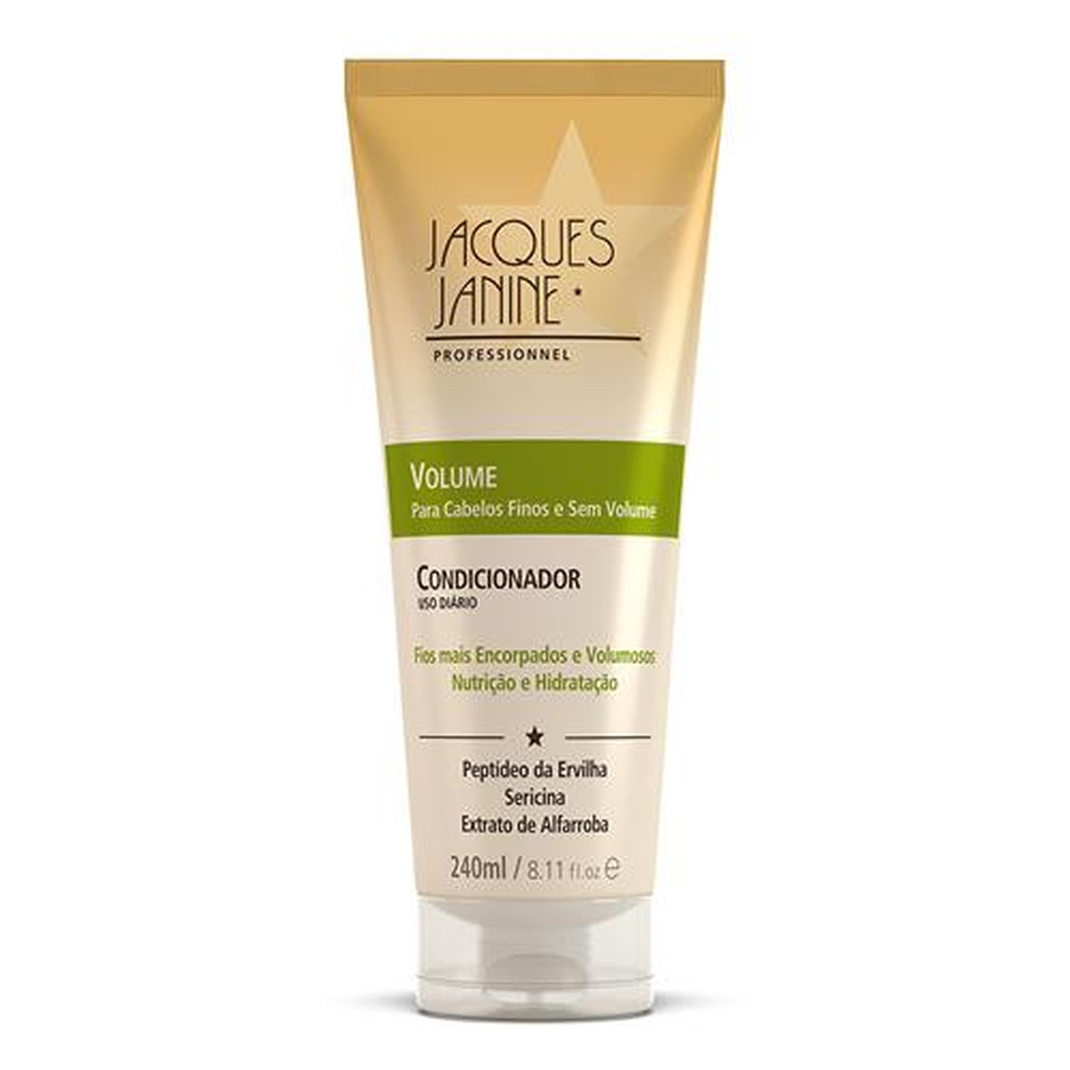 Condicionador Volume Cabelos Finos Jacques Janine Professionnel 240ml