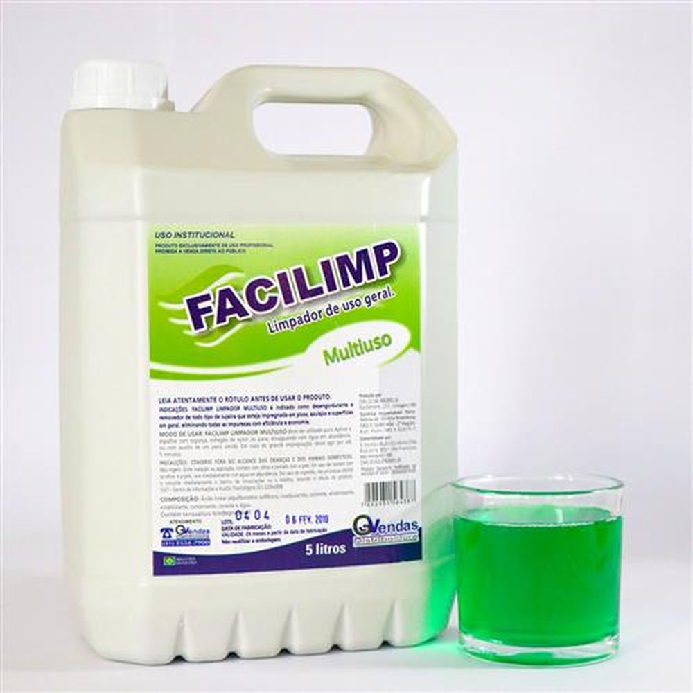 MULTIUSO LIMPADOR 5L FACILIMP G VENDAS.