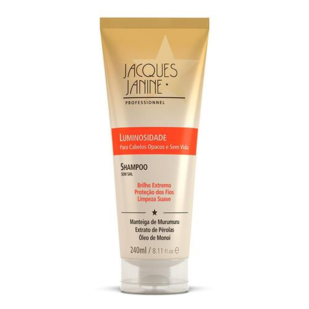 Shampoo Luminosidade Jacques Janine Professionnel 240ml