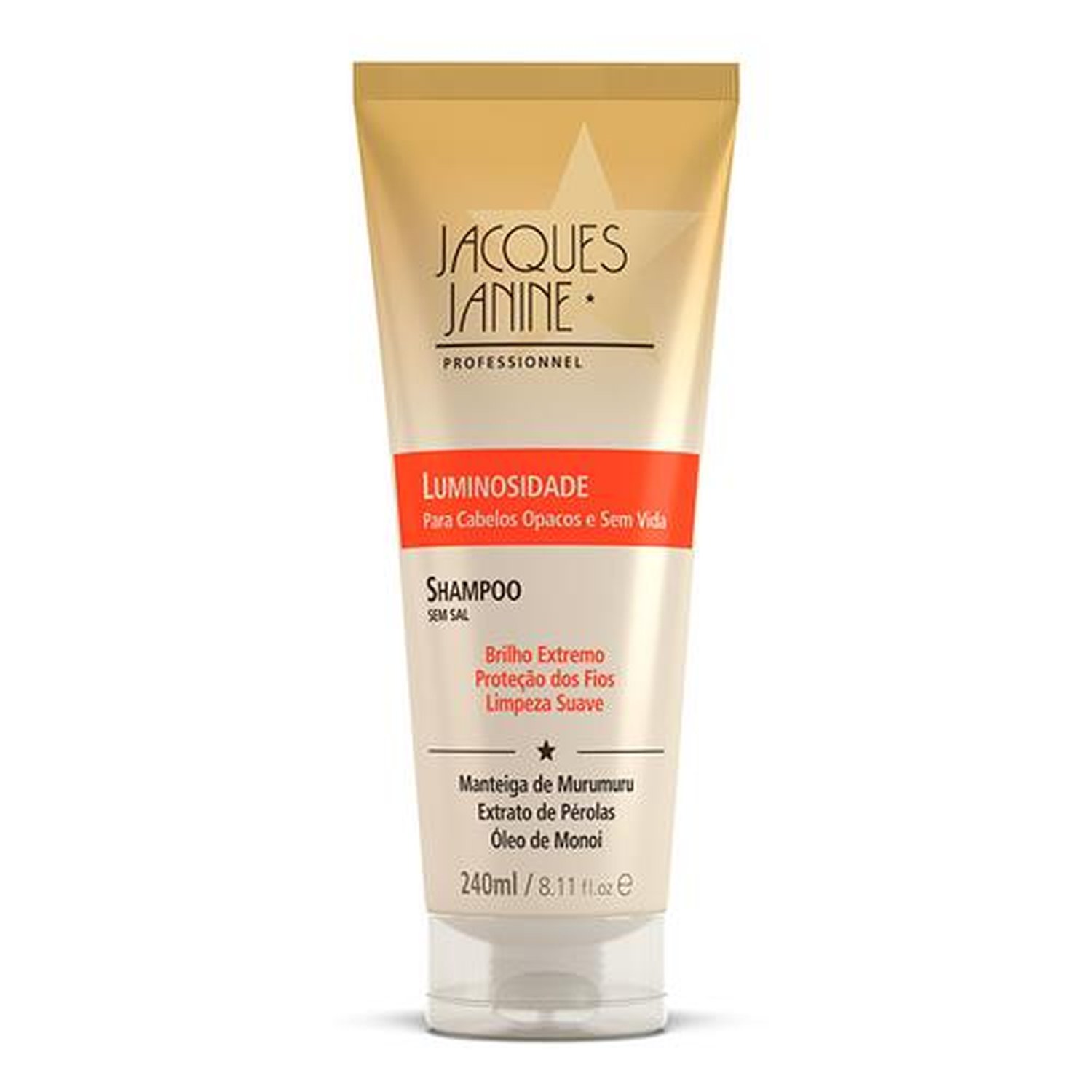 Shampoo Luminosidade Jacques Janine Professionnel 240ml