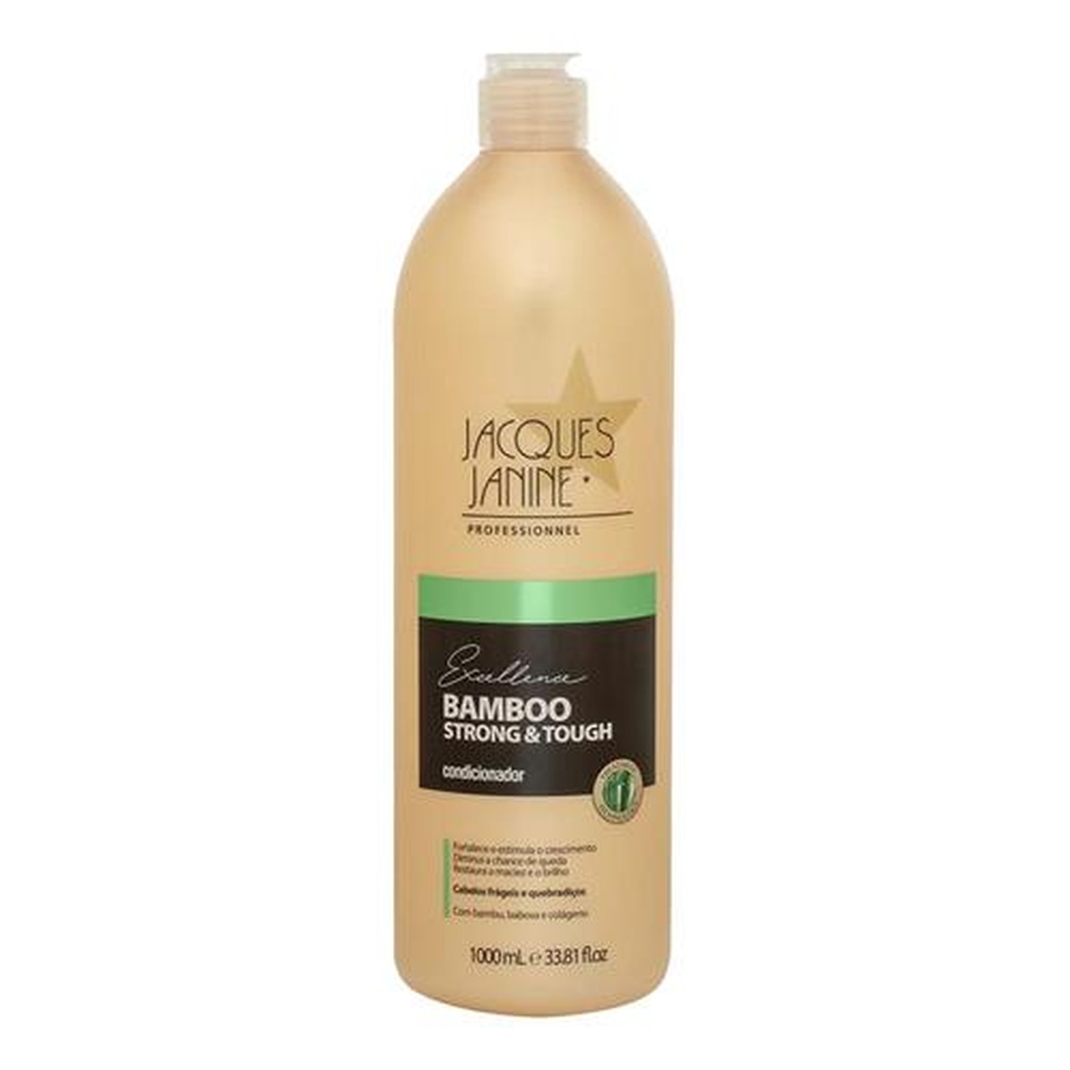 Condicionador Bamboo Strong & Tough Jacques Janine Professionnel 1000ml
