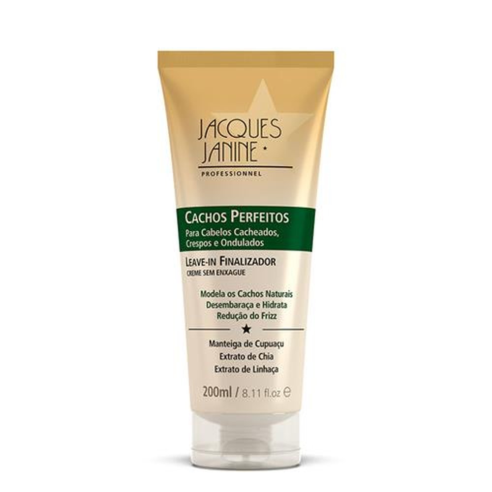 Leave-In Finalizador de Cachos Perfeitos Jacques Janine Professionnel 200ml