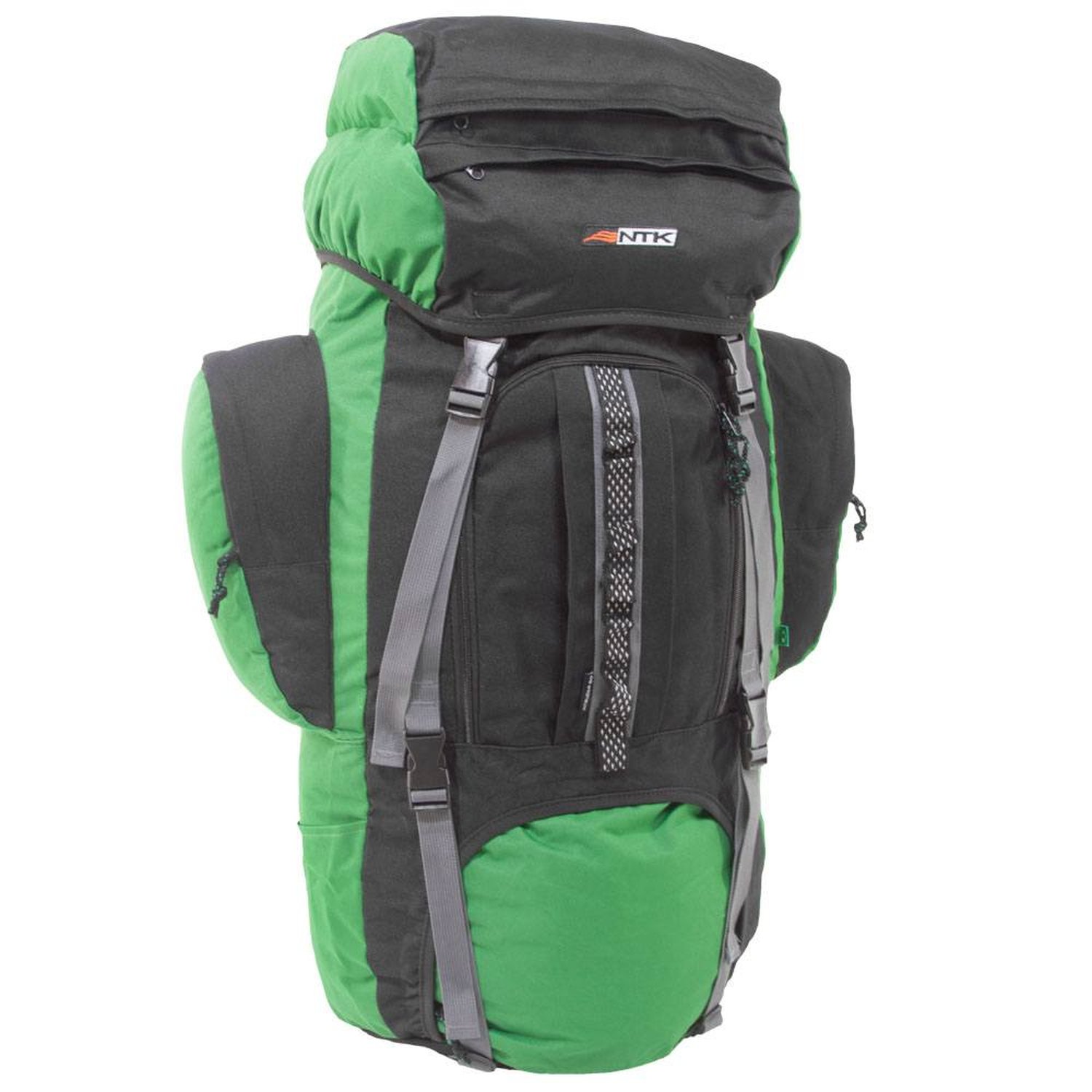 Mochila Intruder 80l Preto E Verde Ntk