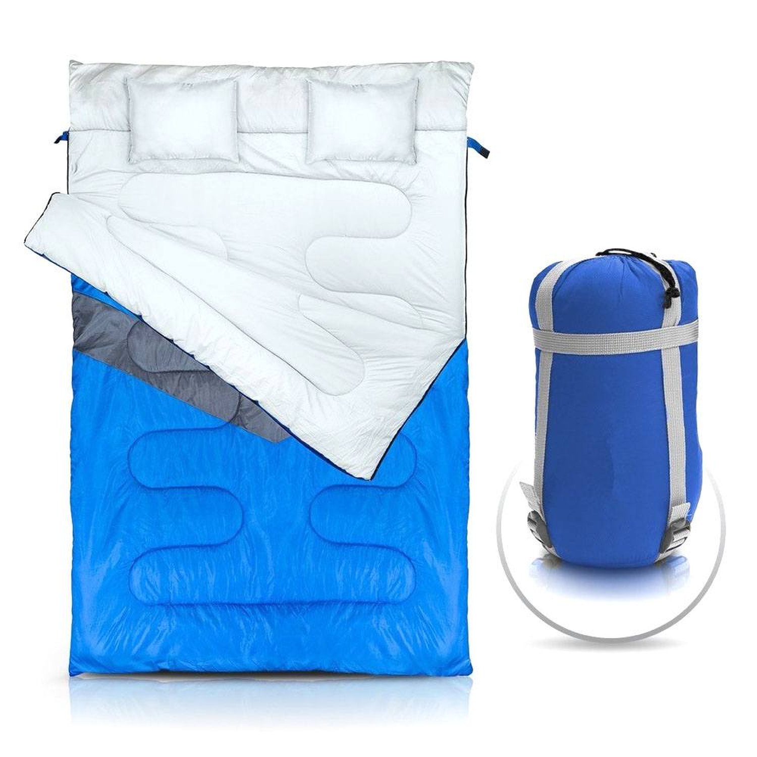 Saco Kuple Casal Azul Ntk