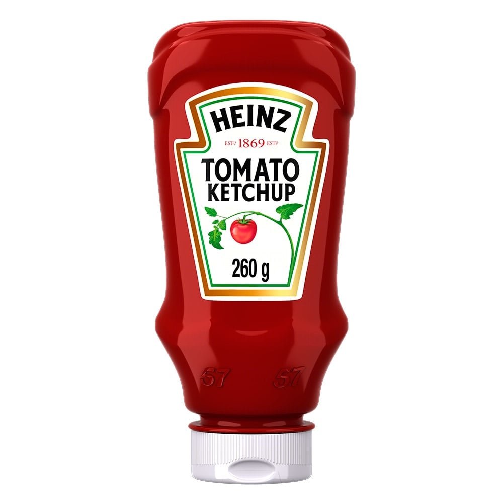 Ketchup Heinz Tradicional 260g - Embalagem com 16 Unidades