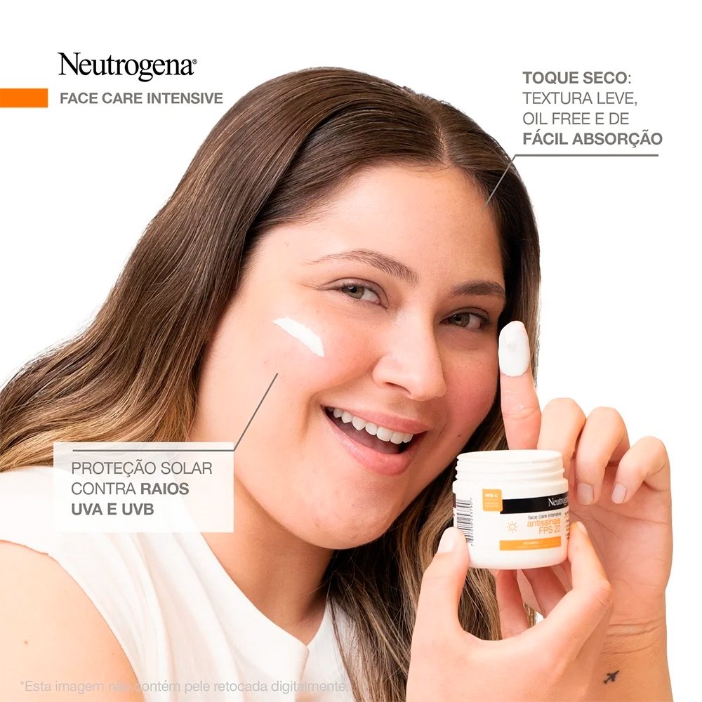 Hidratante Facial Neutrogena Face Care Antissinais FPS22 100g
