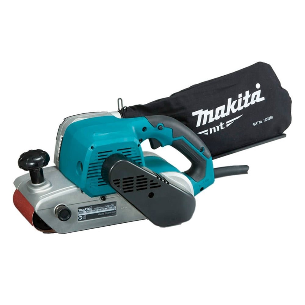 Lixadeira de Cinta Makita M9400B, 940W, Preto/Azul, 220V