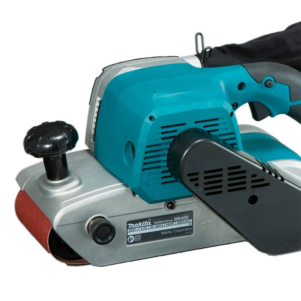 Lixadeira de Cinta Makita M9400B, 940W, Preto/Azul, 220V