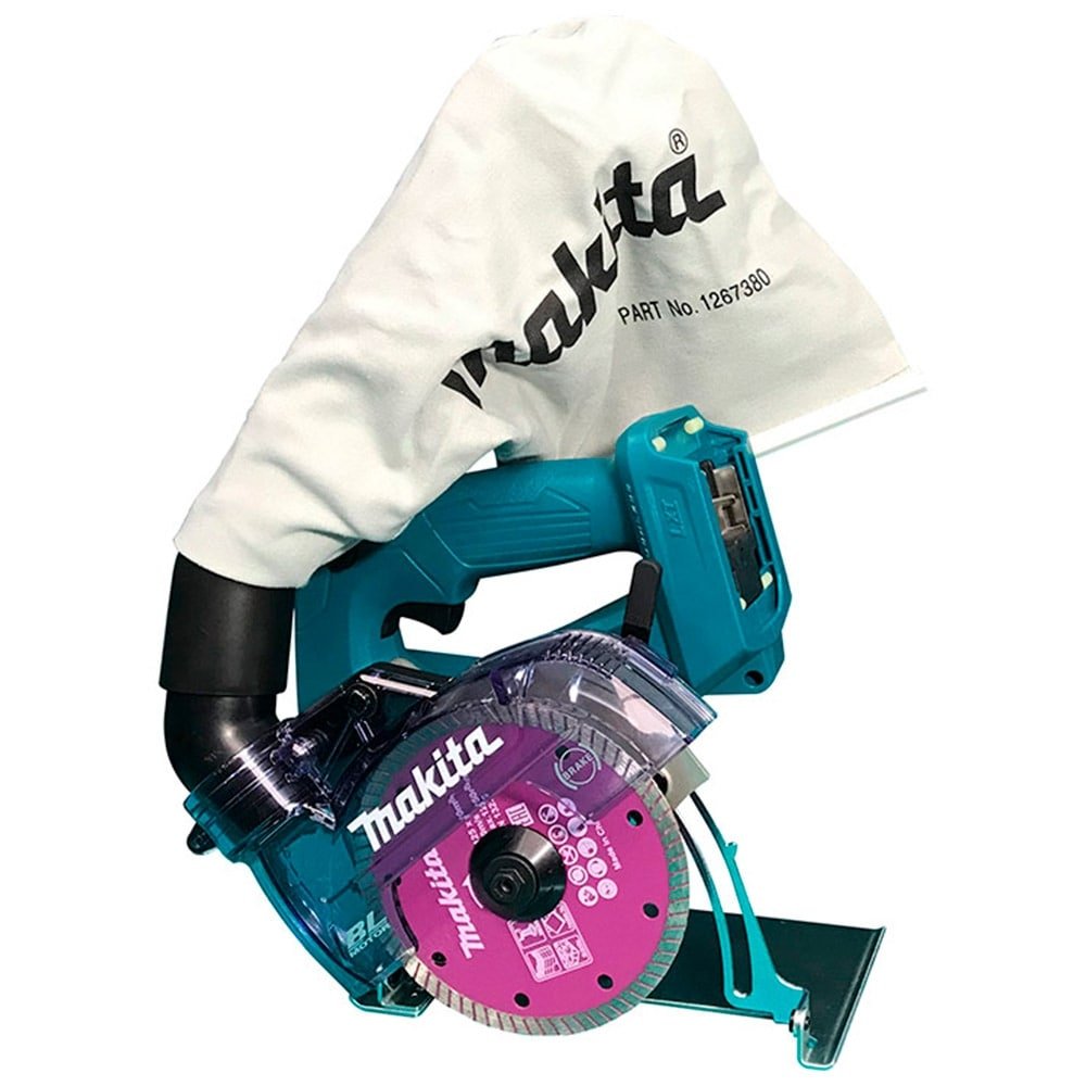 Serra Mármore Makita DCC500ZKX1, 125mm, Preto/Azul, Bateria