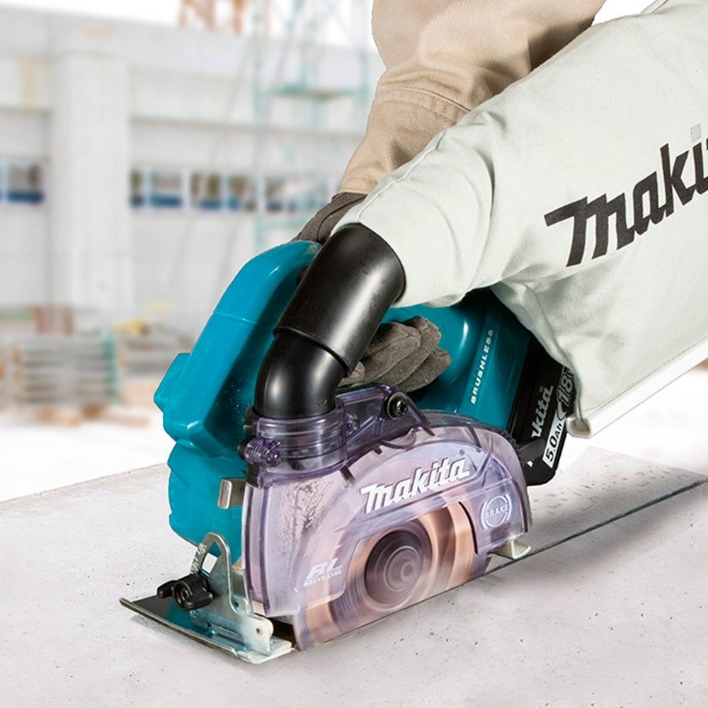 Serra Mármore Makita DCC500ZKX1, 125mm, Preto/Azul, Bateria