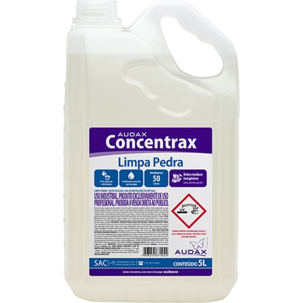 Limpa Pedras Concentrax Audax 5lt Diluicao 1/10