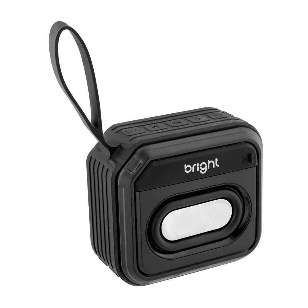 Caixa de Som Bluetooth Bright C02, Resistente à Água, 5W, Preto