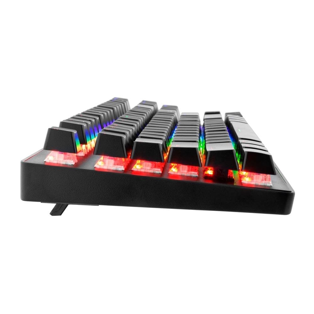 Teclado Gamer Bright GTC559 Compact, Mecânico, Teclas Iluminadas, Preto