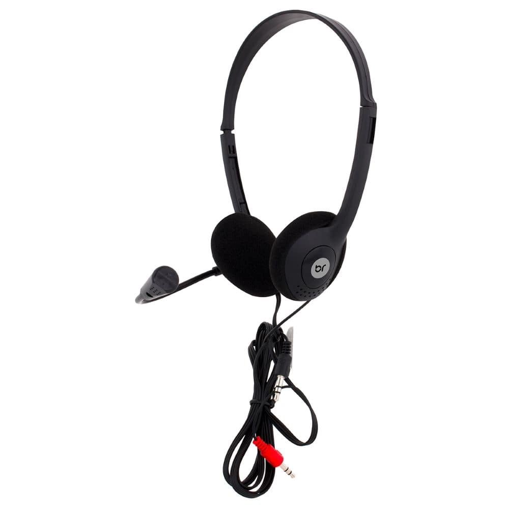 Headset Bright Office 10, Preto
