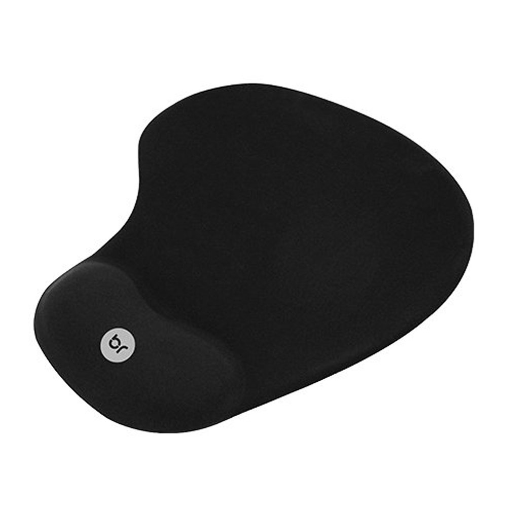 Mousepad Bright 307, Com Apoio, Gel, Preto