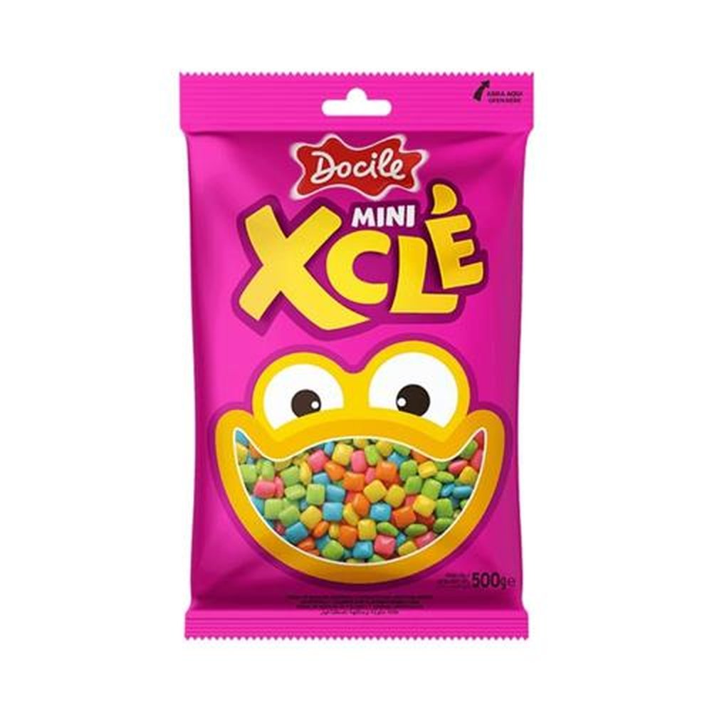 Xclé Goma De Mascar Tutti Frutti Sortidos 500g Docile