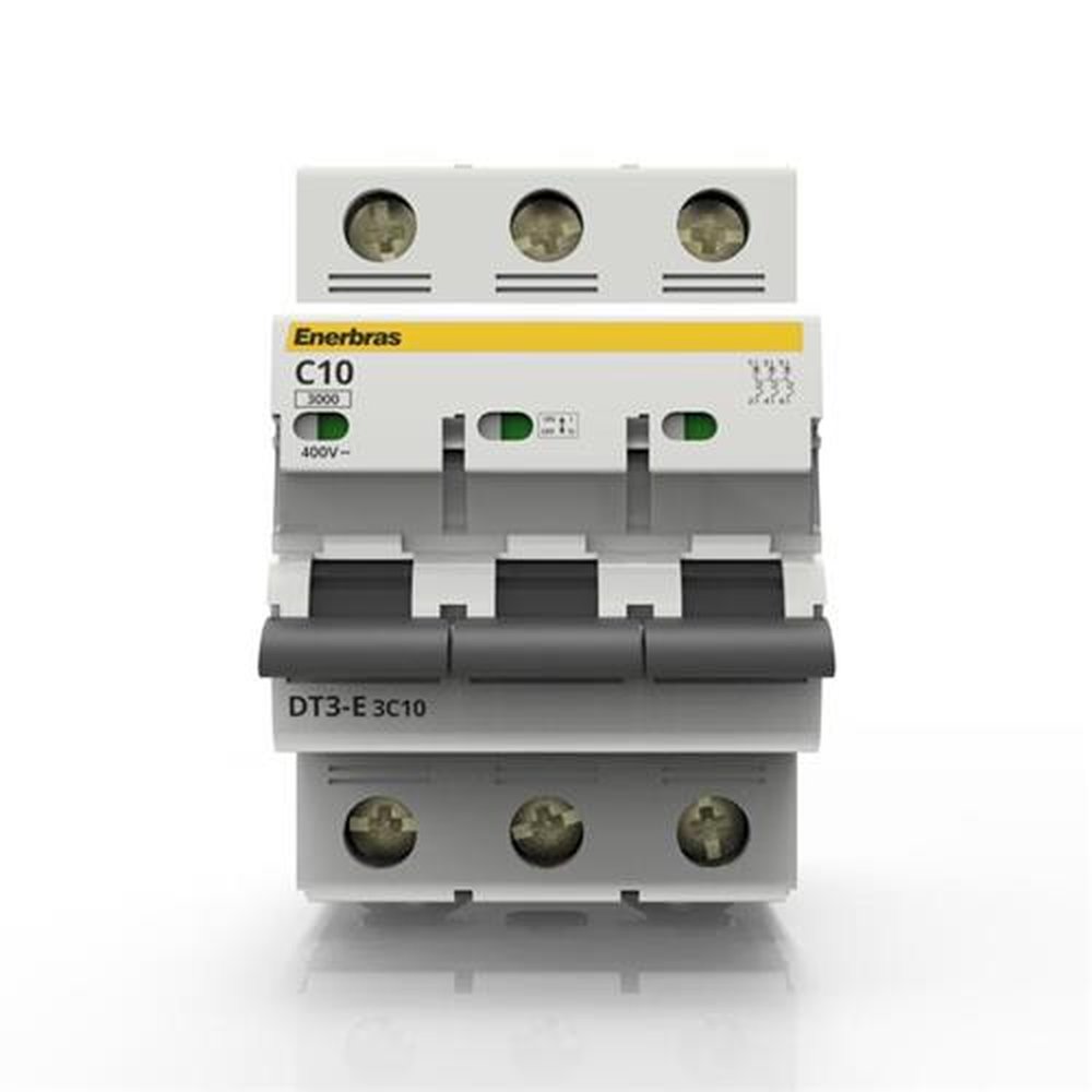 Disjuntor Termomagnético Tripolar 10a - Dt3-E3c10